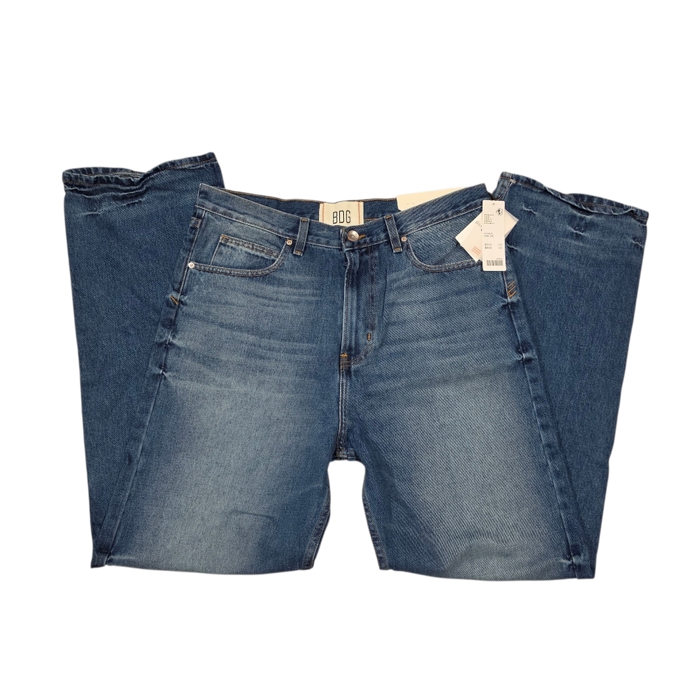 NWT Mens BDG Urban Outfitters Skate Fit Blue Demin Jeans 34